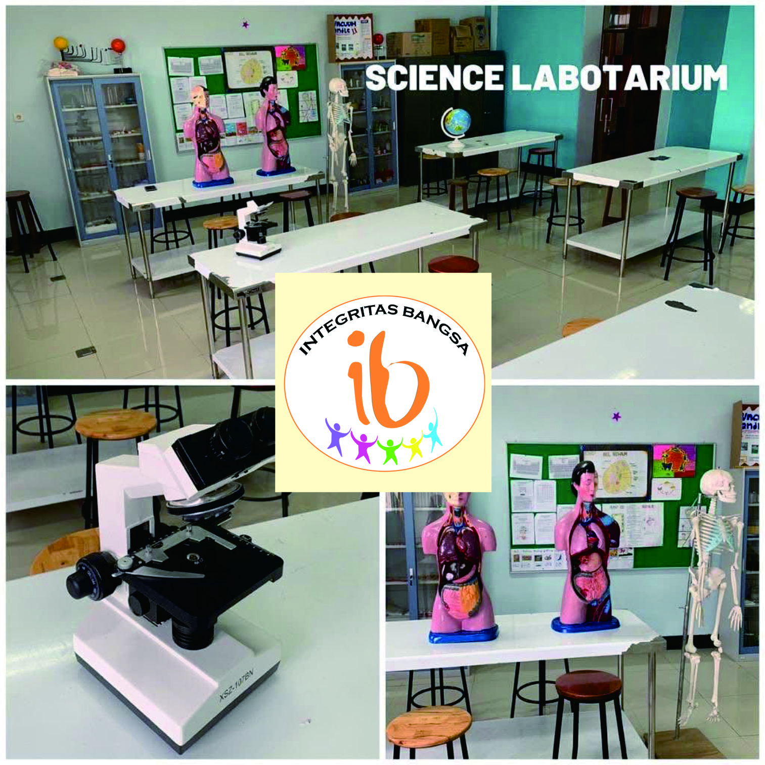 Modern science laboratory equipment